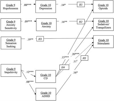 Personality to Prescription Drug Misuse in Adolescents: Testing Affect Regulation, Psychological Dysregulation, and Deviance Proneness Pathways